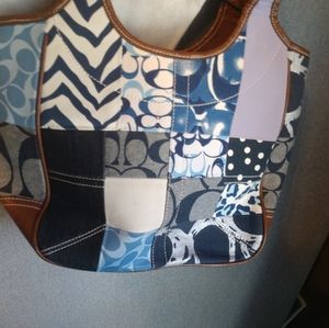 Coach, purse multi color